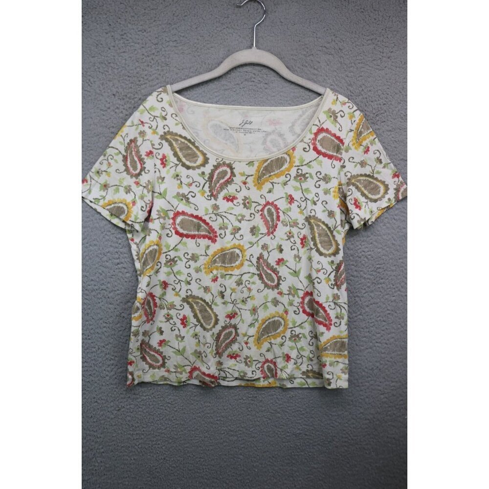 J.Jill Short Sleeve Compassion Tee-Size Medium-Soft